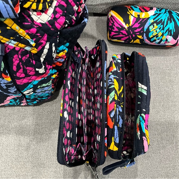 Vera Bradley Multicolor Butterfly Satchel Set - Picture 7 of 7